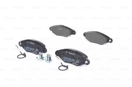 Колодки гальмівні передні, дискові 0986424455 BOSCH