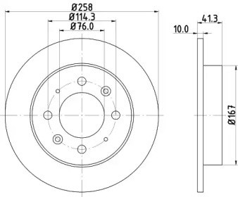Дискові гальма 0986479462 BOSCH