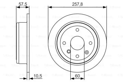 Задні дискові гальма 0986479S08 BOSCH