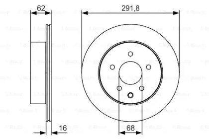 Дискові гальма 0986479S31 BOSCH