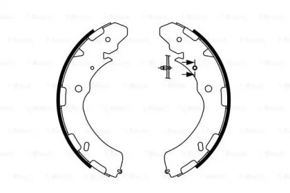 Колодки гальмівні задні, барабанні 0986487758 BOSCH