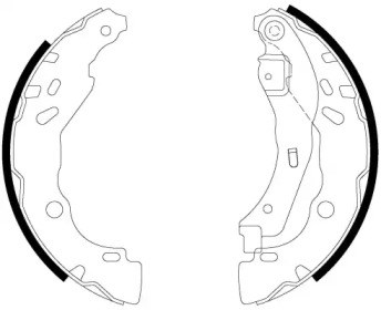 Гальма робочі задні ножні і гальмівні барабани 0986487819 BOSCH