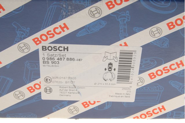 Колодки гальмові задні, барабанні 0986487886 BOSCH
