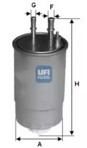 Фільтр паливний 24ONE01 UFI