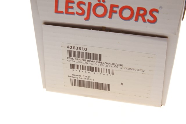 Пружини задні 4263510 LESJOFORS