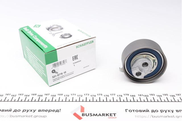 Ролик натяжителя ременя газорозподілу 531077610 INA