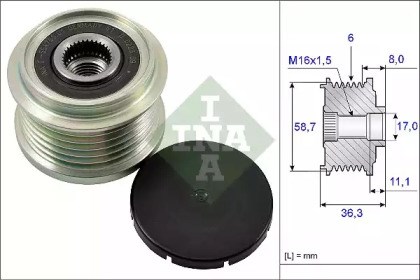 Муфта генератора 535016010 INA