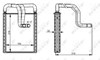 Радіатор пічки (обігрівача) 54335 NRF