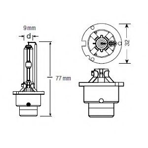 Ксенон 66240CLC OSRAM