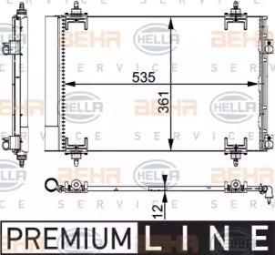 Конденсатор 94826 NISSENS