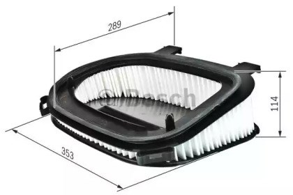 Елемент повітряного фільтра F026400366 BOSCH