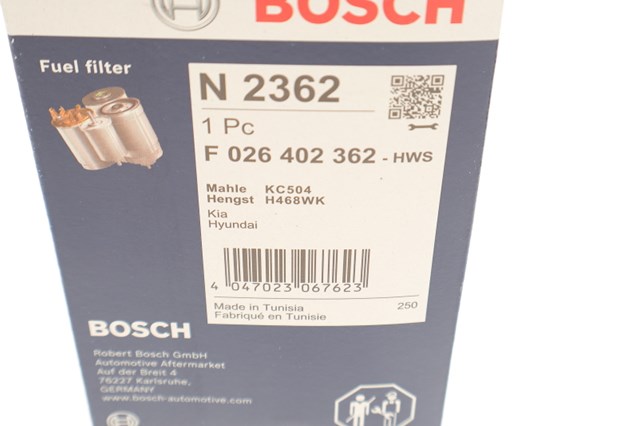 Фільтр паливний F026402362 BOSCH