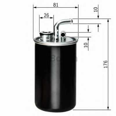 Фільтр палива F026402827 BOSCH