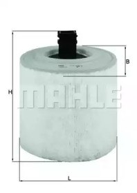 Повітряний фільтр двигуна LX301516 MAHLE