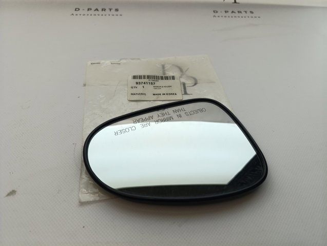 Скло дзеркала заднього виду, правого 93741157 GM