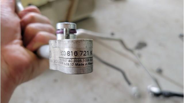 Трубка кондиціонера від компресора до радіатора 5C0816721K VAG