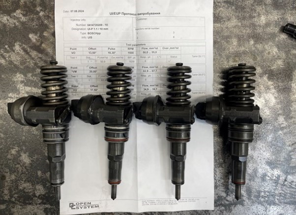 Форсунки електромагнітні 0414720209 BOSCH