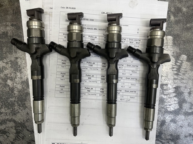 Форсунки електромагнітні 2367030150 TOYOTA