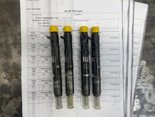 Форсунка дизельна в зборі, розпилювач + тримач EJBR02101Z RENAULT