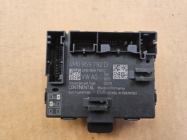 Блок комфорту передніх дверей 4M0959792D VAG