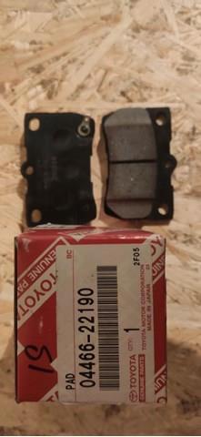 Задні дискові колодки 0446622190 TOYOTA