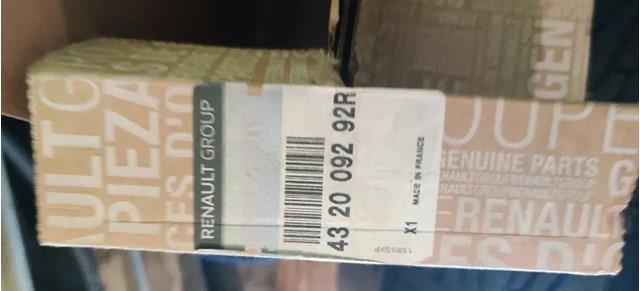 Дискові гальма 432009292R RENAULT