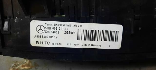 Блок управління кондиціонером A9068300185 MERCEDES