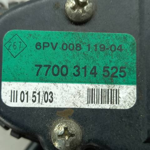 Педаль газу електр метал renault master 1998-2010 7700314525 7700314525
