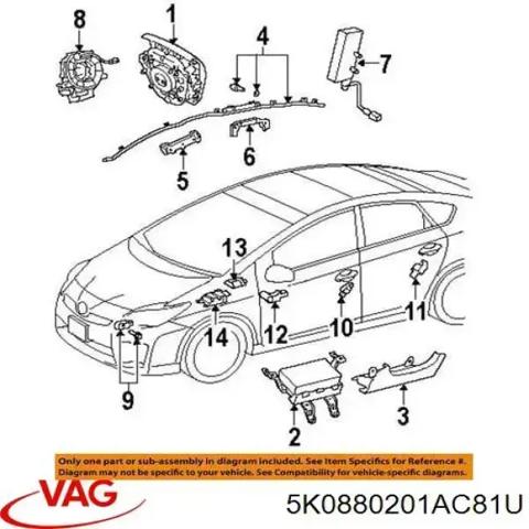 Подушка безпеки водія 5K0880201AC81U VAG