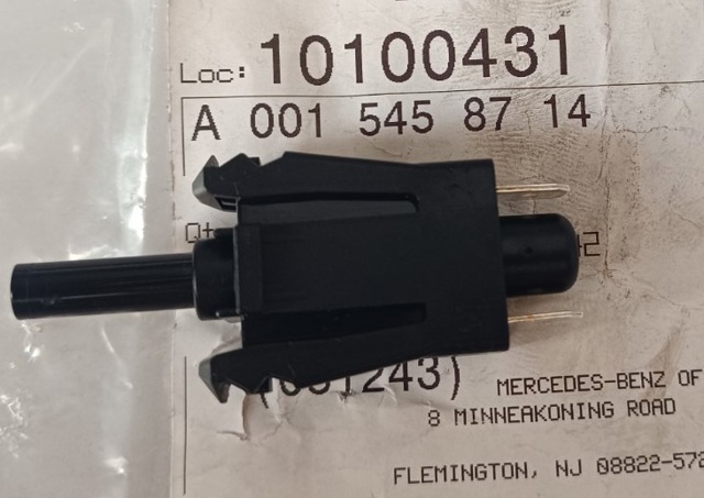Вимикач контролю положення ручного гальма A0015458714 MERCEDES