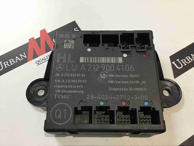 Блок комфорту задніх дверей A2129004106 MERCEDES