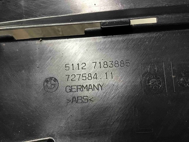 Лівий кронштейн кріплення бампера заднього 51127183885 BMW