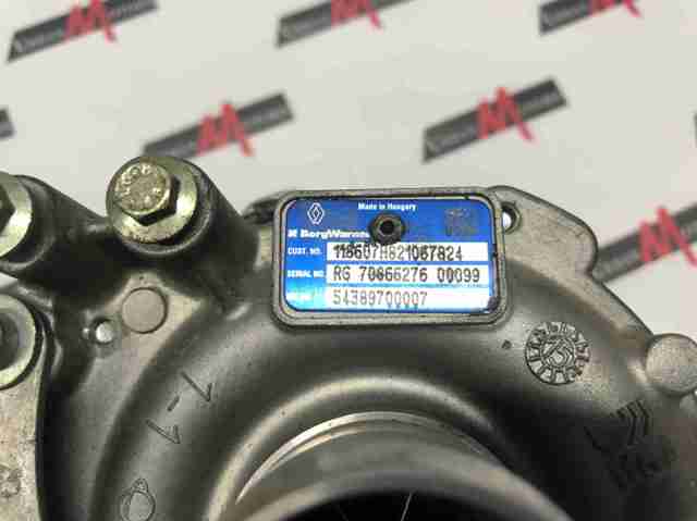 Турбокомпресор 54389700007 RENAULT