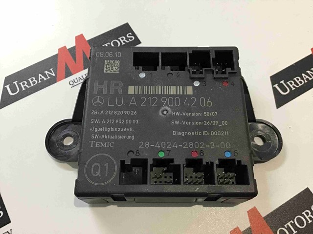 Блок комфорту задніх дверей A2129004206 MERCEDES
