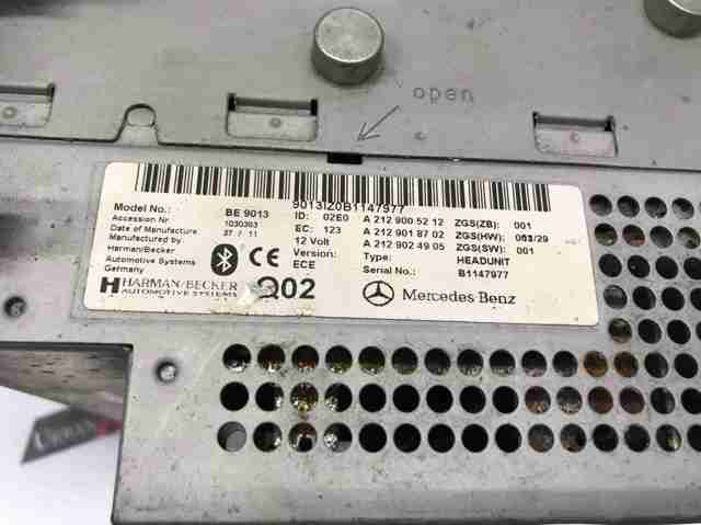 Блок кнопок центральної консолі A2129005212 MERCEDES