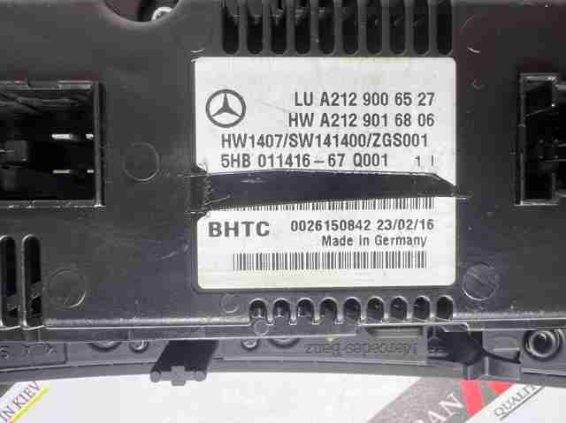 Регулятор вентилятора обігрівача A2129006527 MERCEDES
