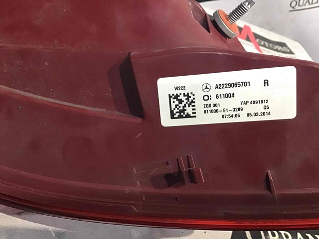Задні ліхтарі A2229065701 MERCEDES