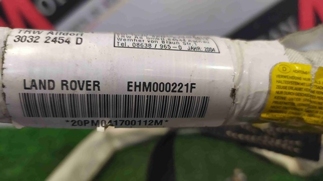 Подушка безпеки, збоку права айрбег EHM000221 LAND ROVER