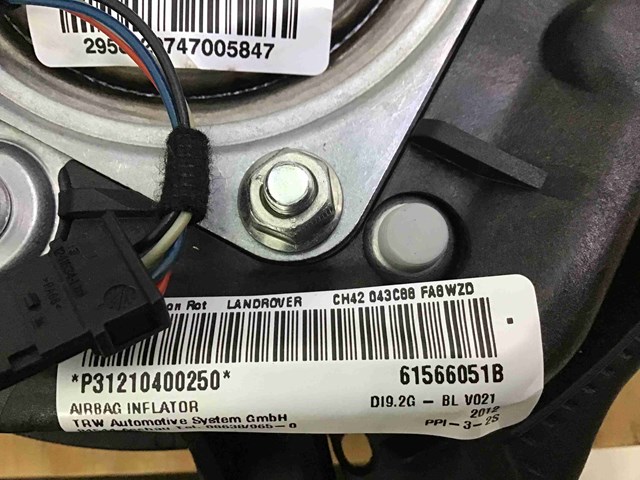 Подушка безпеки, водійська, AIRBAG LR029556 LAND ROVER