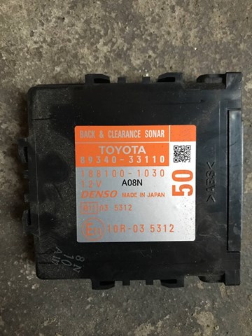 Модуль керування (ЕБУ) парктроніком 8934033110 TOYOTA