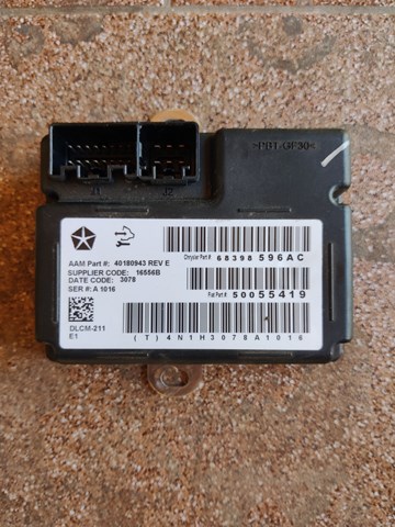 Управління включенням КОМ 68398596AC CHRYSLER