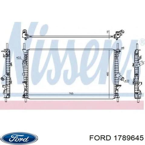 Радіатор охолодження 1789645 FORD
