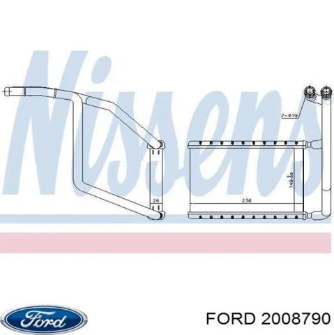 Радіатор опалювача салону 2008790 FORD