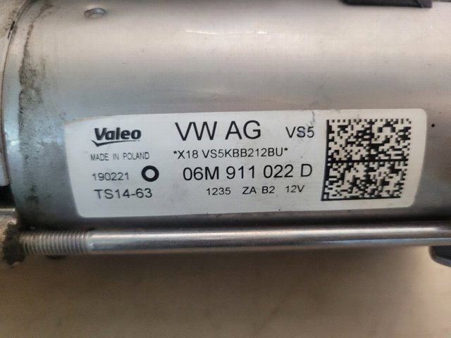 Стартер двигуна 06M911022D VAG