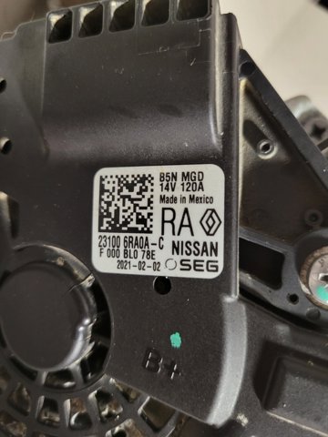 Авто генератор 231006RA0A NISSAN