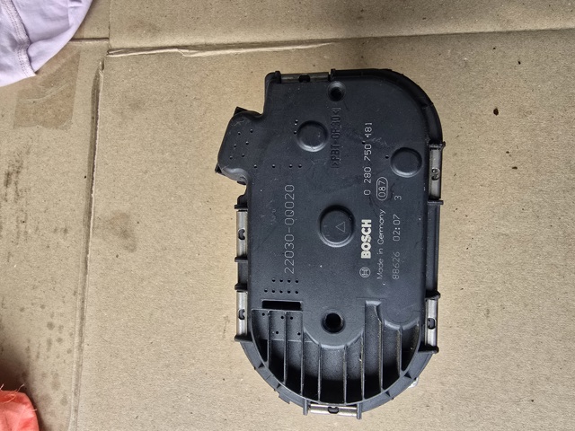 Дросельна заслінка компресора наддуву 0280750481 BOSCH