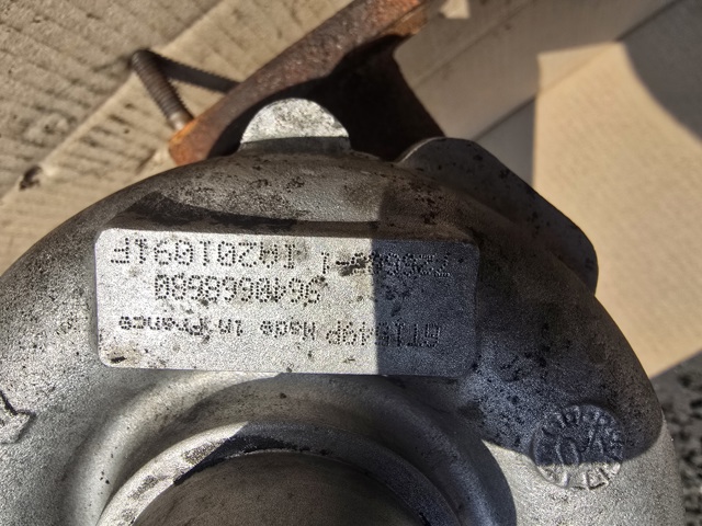 Турбокомпресор 9640668680 PEUGEOT