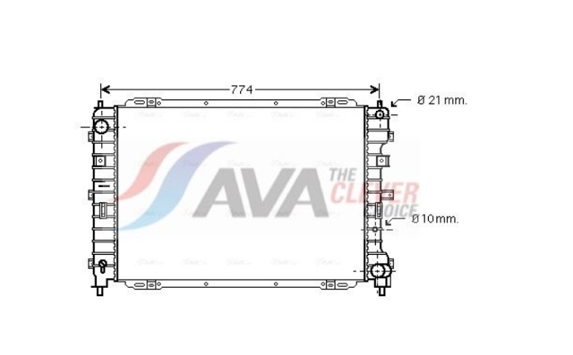 Система охолодження двигуна FD2375 AVA