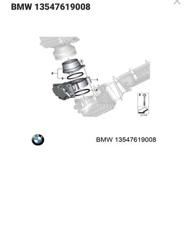 Дросільна заслінка в зборі 13547619008 BMW