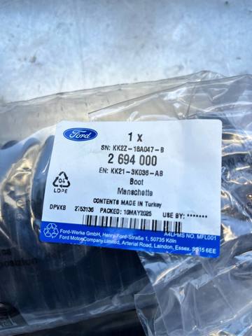 Відбійник + пильовик амортизатора переднього 2694000 FORD